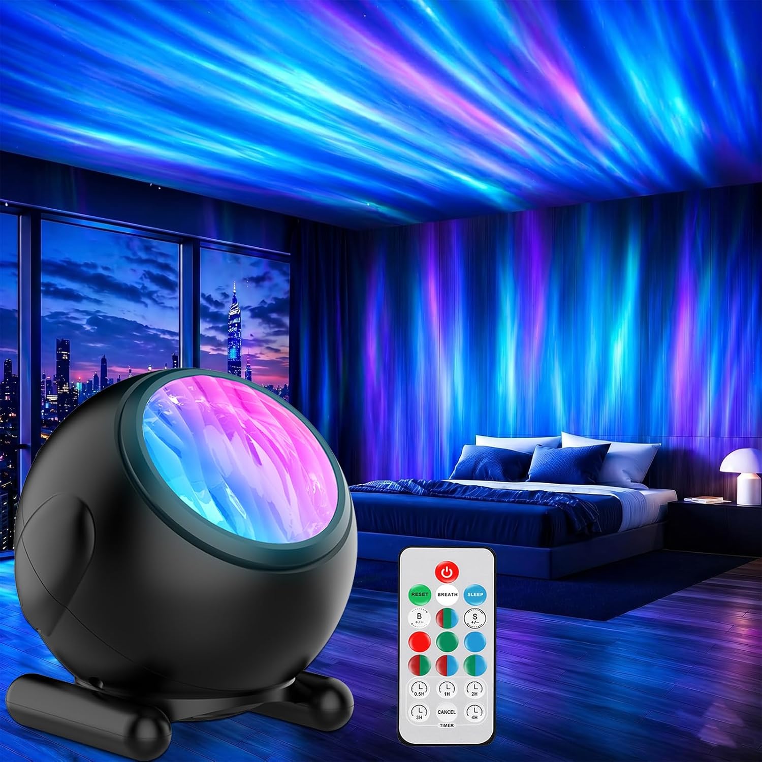 Northern Lights Projector, Aurora Light Projector for Kids Bedroom