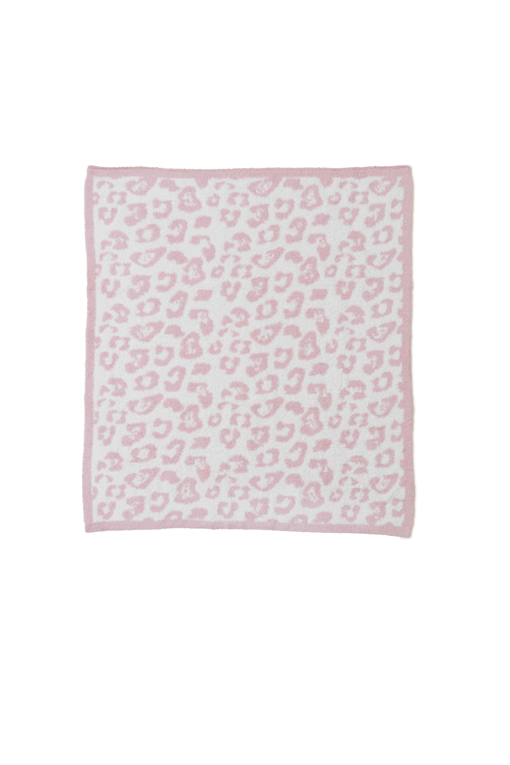 Barefoot Dreams® CozyChic® Barefoot in The Wild Baby Blanket, Dusty Rose-Cream, One Size