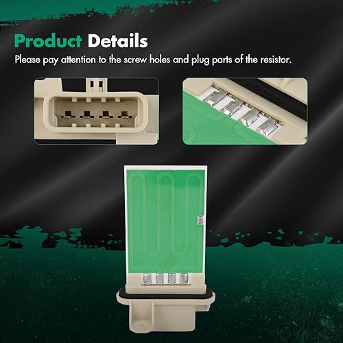 Miniatura 939 de SCITOO Resistencia de motor de ventilador HVAC para 2008-2013 para Chrysler 300/2008-2016 para Town & Country/2008-2010 para Dodge Charger/2008-2018