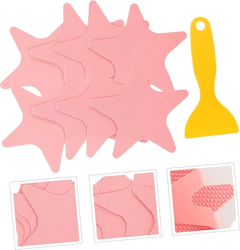 Miniatura 3 de Zerodeko 1 juego de calcomanías antideslizantes en forma de estrella, calcomanías antideslizantes para bañera, peldaños de ducha, apliques adhesivos