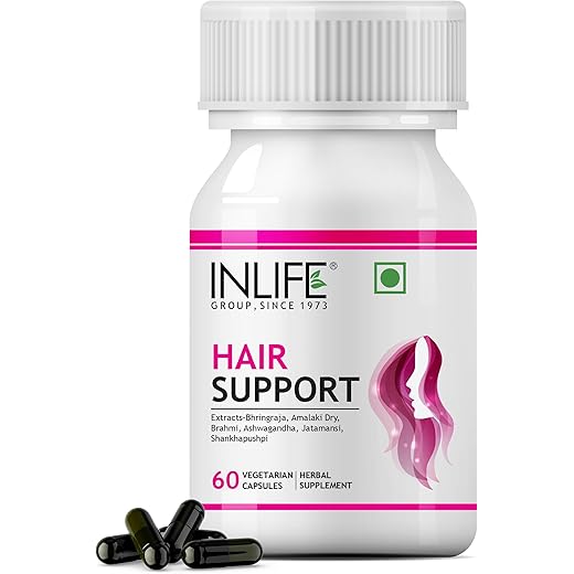 Inlife Hair Support Capsules - 500mg 60ct