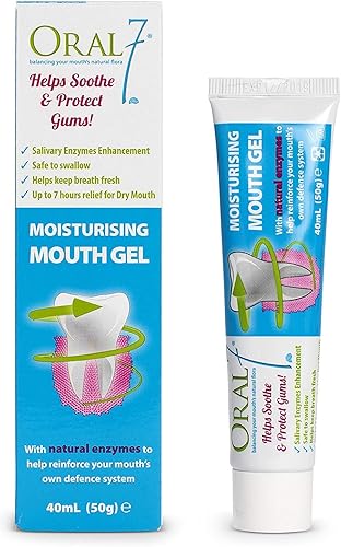 Miniatura 7 de Gel hidratante para la boca seca que contiene enzimas, calma y protege las encías, alivio duradero de la boca seca, promueve la salud de las encías