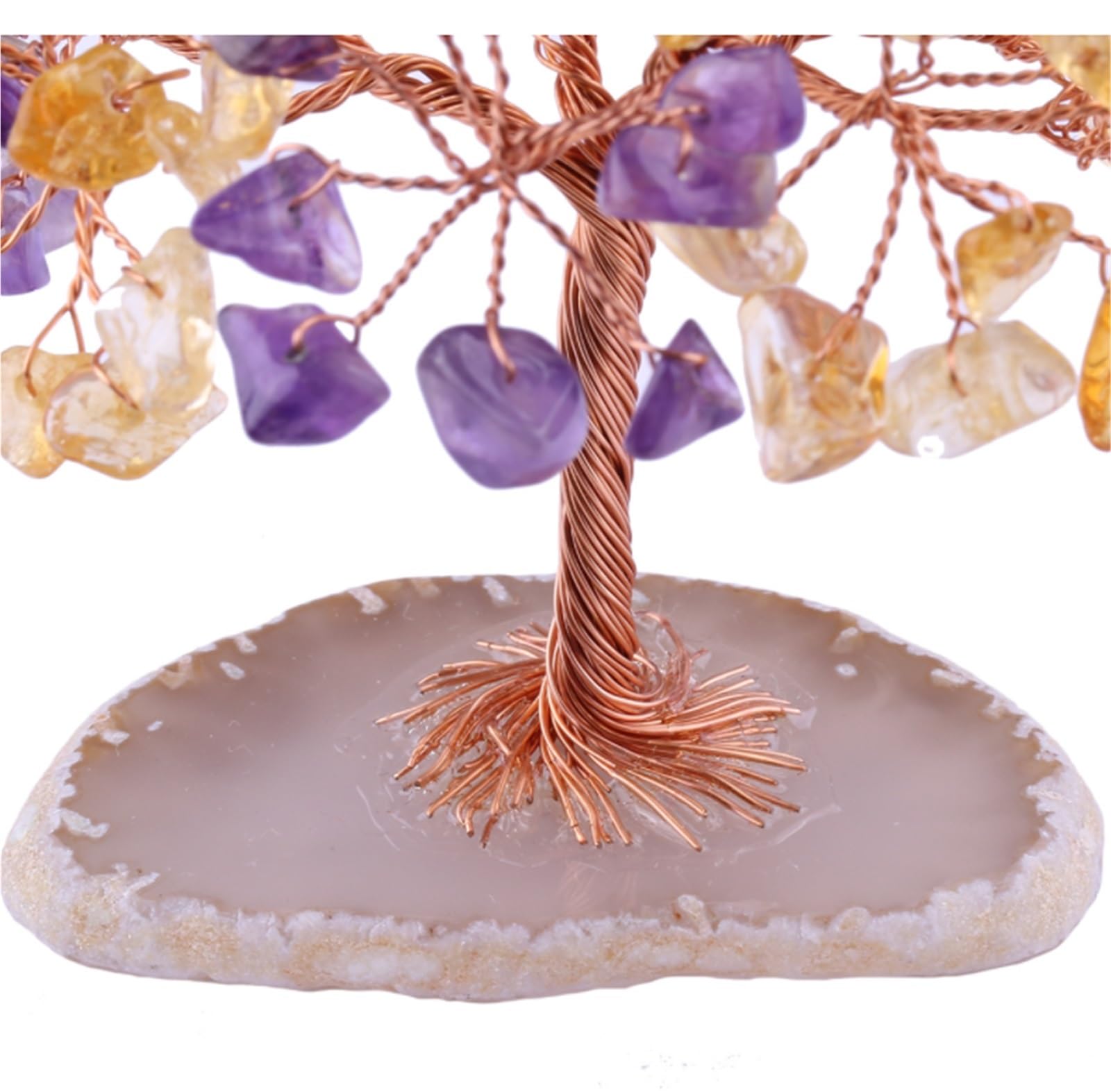albero di cristalli, Albero di cristallo dell'albero dei soldi for la decorazione della scrivania, albero pietra for l'energia positiva, decorazioni con pietre preziose, Fengshui