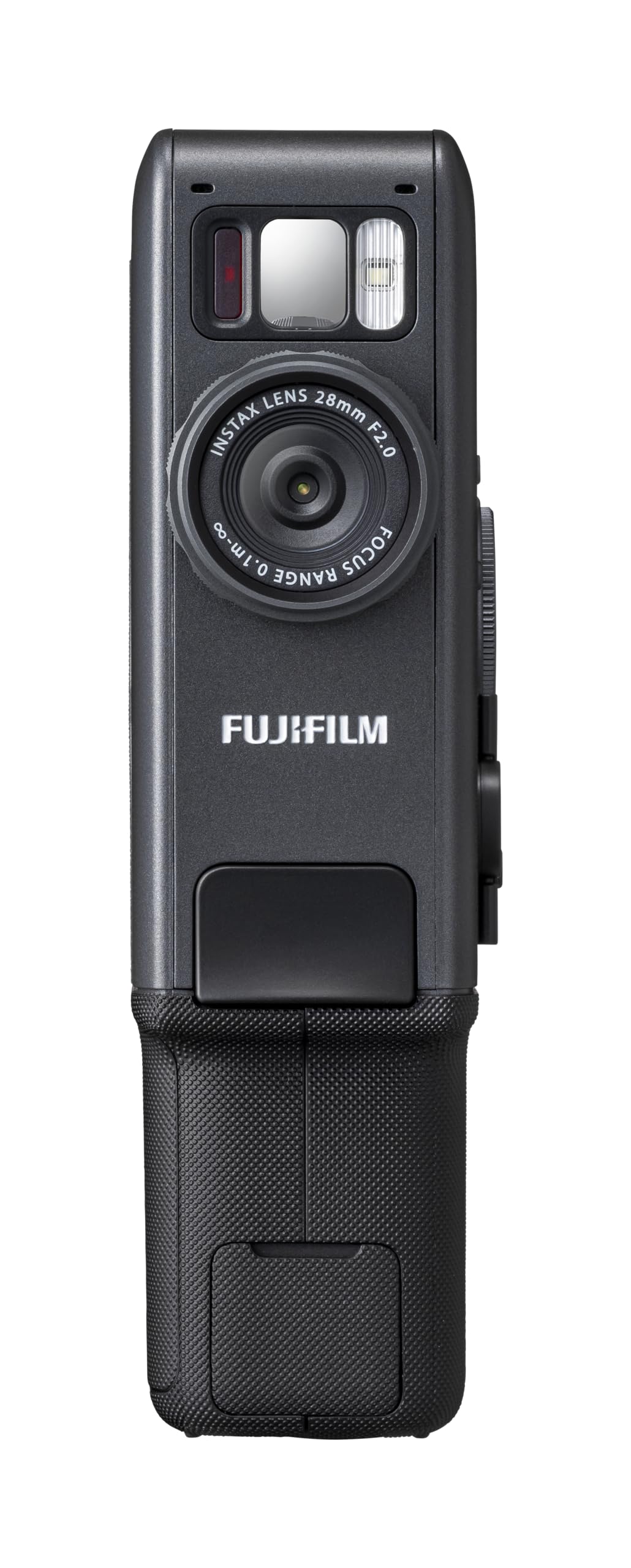 FUJIFILM instax mini Evo Cinema™ Hybrid-Sofortbildkamera | 3-in-1 Hybrid-Kamera für Sofortbilder, Videoaufnahmen und Smartphone-Druck mit Bluetooth App-Steuerung & kreativen Retro-Effekten | Black