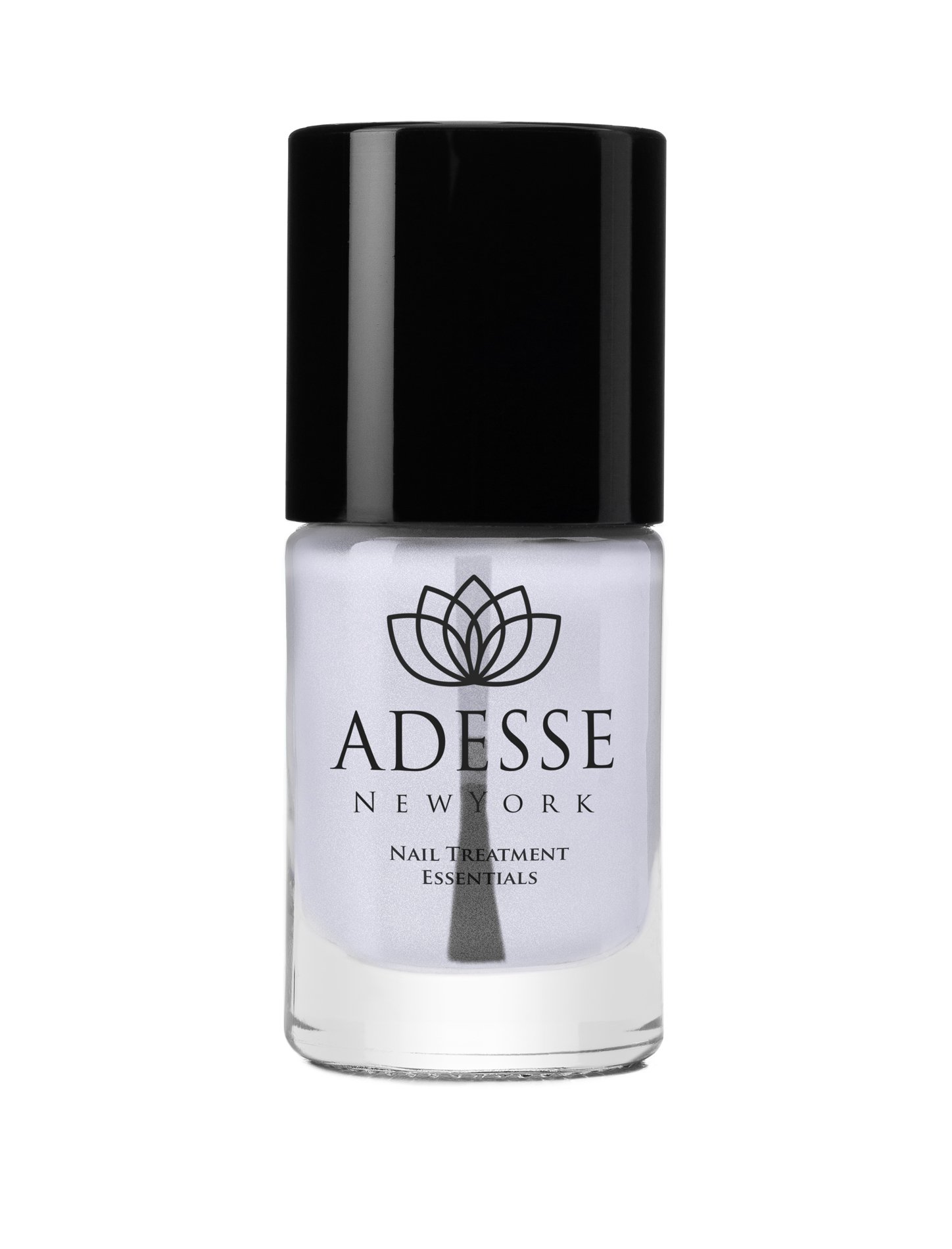 Adesse New York  Infused Nail , Base Coat Nail Polish, Protects & Brightens Discolored Nails- Tea Extract, Keratin Protein, Bamboo extract, and  E- 11 ml (Brightening Base Coat)