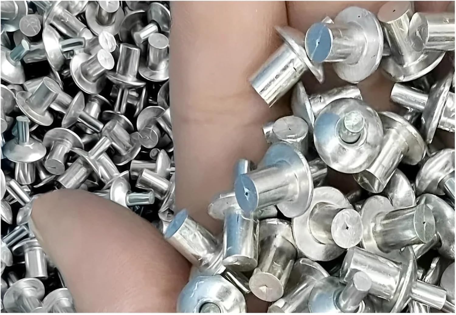 Hammer Rivets,Aluminum Alloy Drive Nails Head Piercing Rivet Board Wall Fasteners，