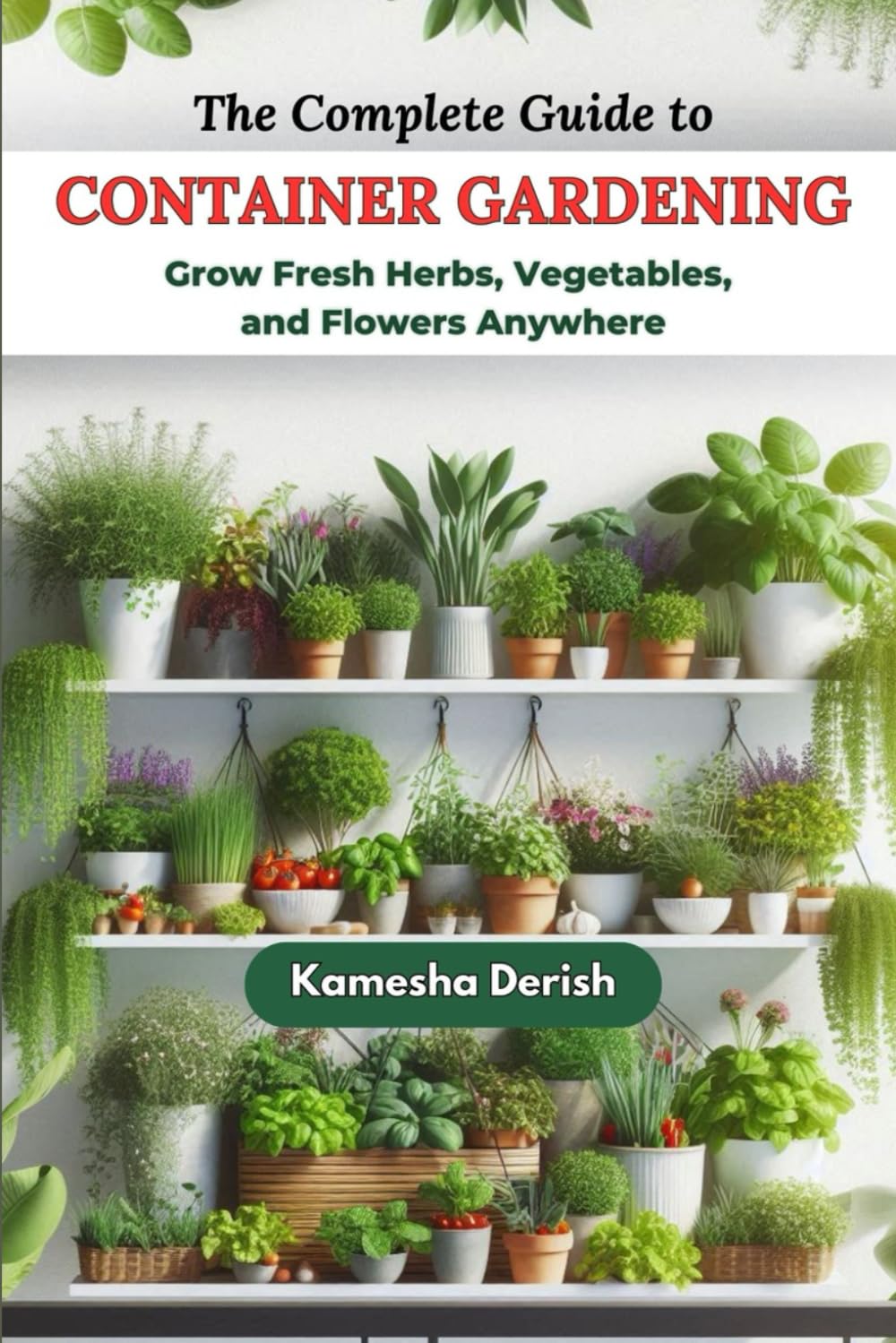 THE COMPLETE GUIDE TO CONTAINER GARDENING: Grow Fresh Herbs, Vegetables, and Flowers Anywhere