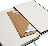 Amazon Basics A5 Classic Notebook, Journal Notepad for Office, School, Home Writing & Note Taking, Squared, 240 Pages, Black - 4