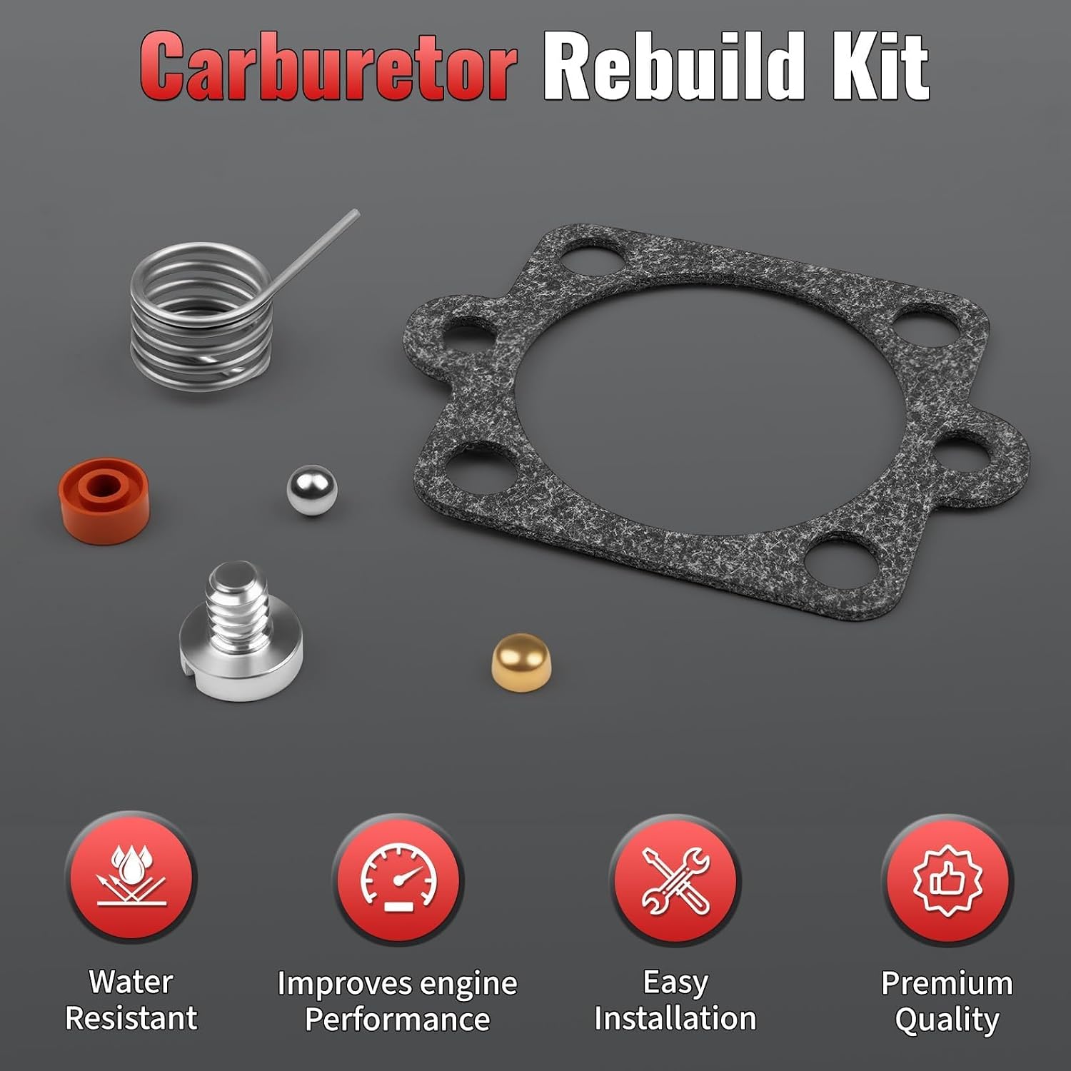13958237072 Carburetor Rebuild Kit Compatible with Mercury and Mariner