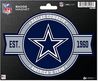 Rico Industries NFL Football Standard Badge Magnet - for Car, Fridge
