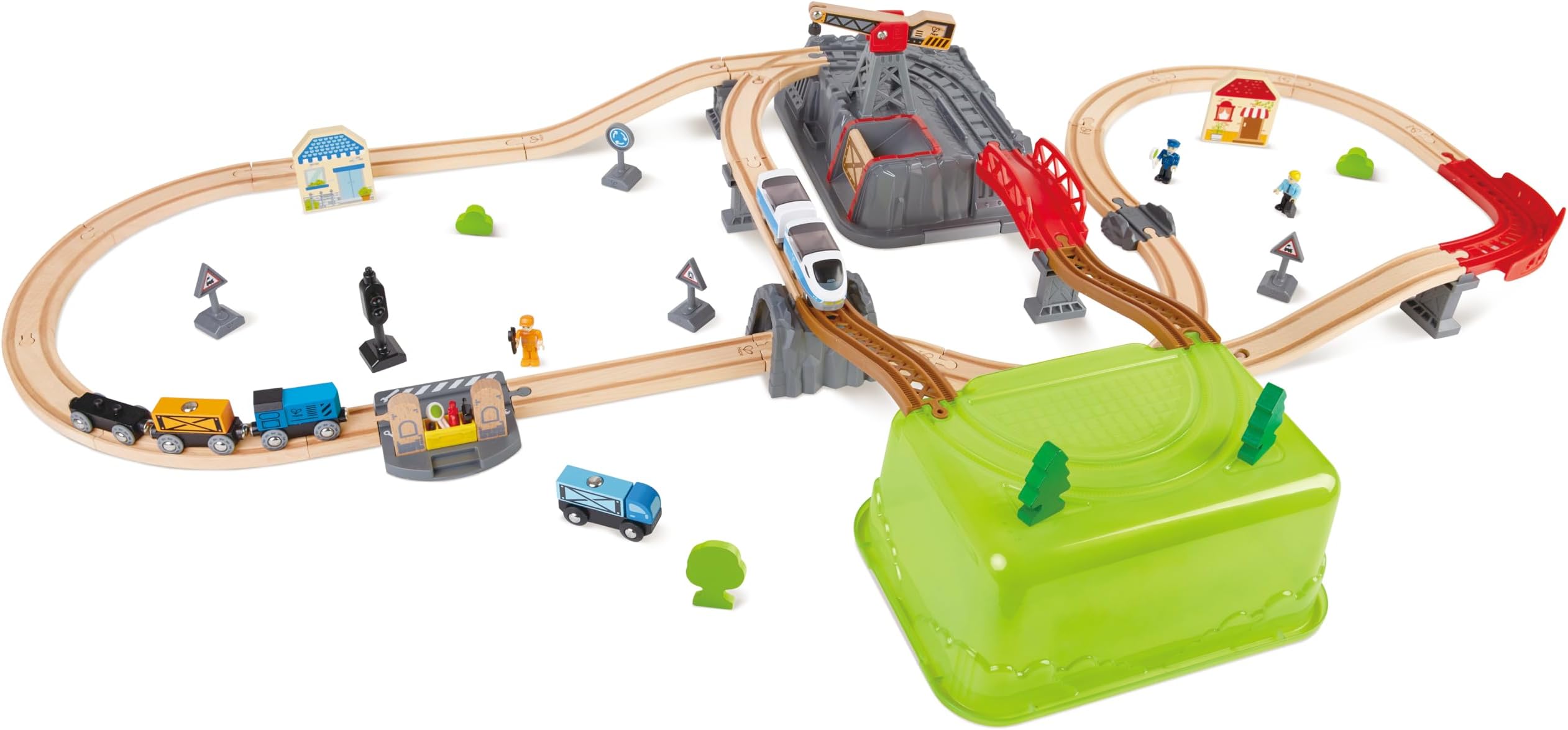 Hape E3764 Box Rail Set, For Ages 3 and Up
