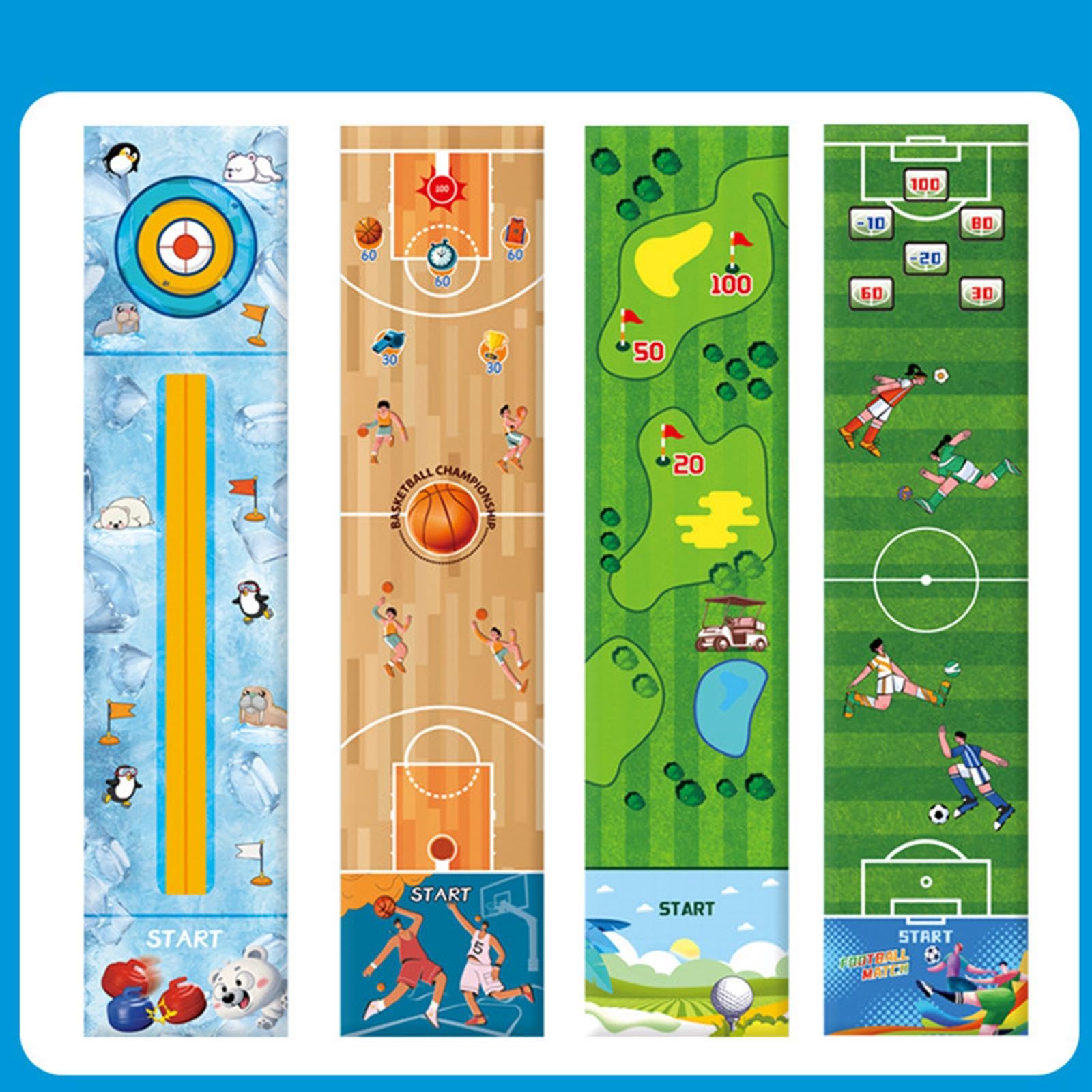 Gioco da Interno: Un Gioco Versatile E Portatile per Tutta La Famiglia, con Un Effetto Educativo, Adatto a Bambini dai 3 Anni in su.