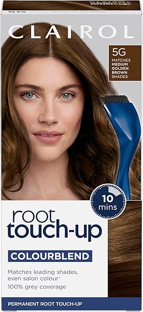Clairol Root Touch-Up Permanent Hair Dye, 5G Medium Golden Brown