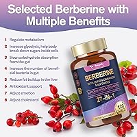 Vista 6 de Berberine Supplement with Ceylon Cinnamon, Milk Thistle - GLP-1 Supplement GLP Activate Natural Formula, Berberine Plus for Liver & Gut Health
