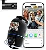 70mai Dash Cam 4K Omni 4K + 1080P Dash Cam Car 360 Degree Front and Rear with Dual STARVIS 2 HDR 4G LTE AI Motion Detection Night Vision GPS 5GHz WiFi 6 24H Parking Mode App Control 128GB SD Card
