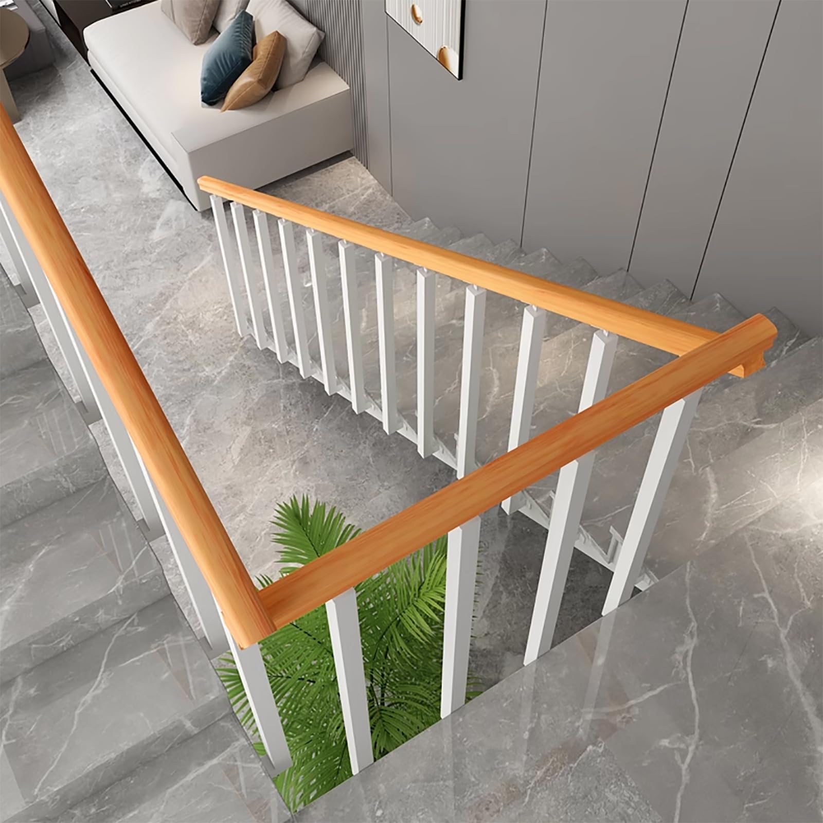 Postes De Balaustre De Escalera Cuadrados: Husillos De Barandilla De Metal Ajustables De 270° Con Base De Soporte Plano Y Kits De Tornillos; Los Postes De Hierro Blanco Son Adecuados Para Terrazas