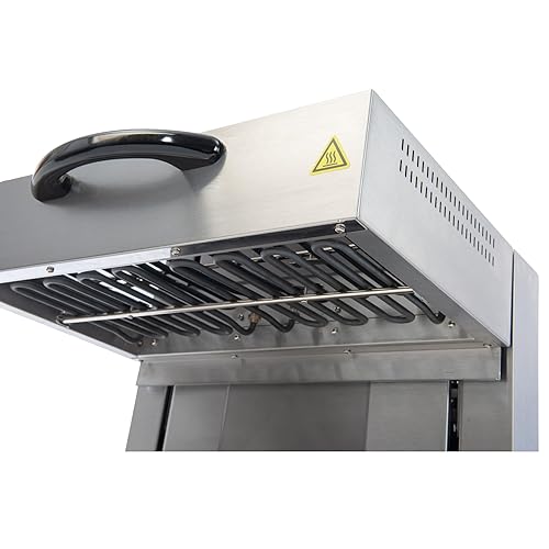 Miniatura 7 de FSE SAL-4000W - Asador eléctrico de salamandra de 23 pulgadas con diales de control infinito, 4000 W