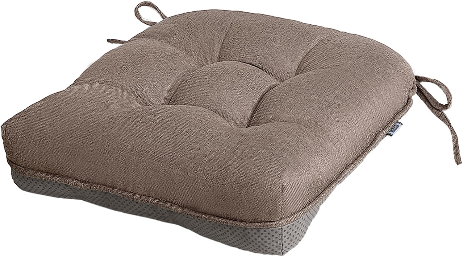 Millsilo Tufted Chair Cushions for Dining Chairs, 4" Thick