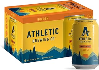 Athletic Brewing Co Non-Alcoholic Upside Dawn Golden Ale 6pk Cans, 12 FZ