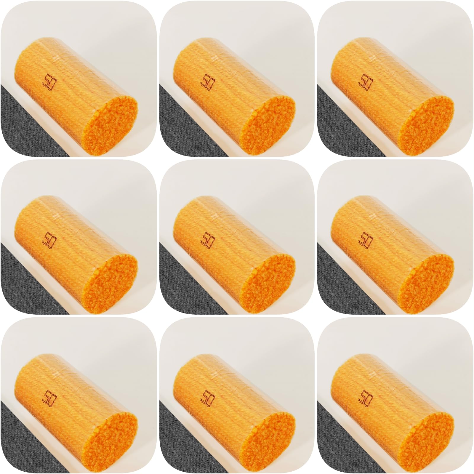 Yglnden 10 Bundles Latch Hook Kit Colorful Yarn Bundles Cut Rug DIY Latch Hook Yarn for Handmake Craft Sewing Knitting for Adults (10 Bundles# Yellow C)