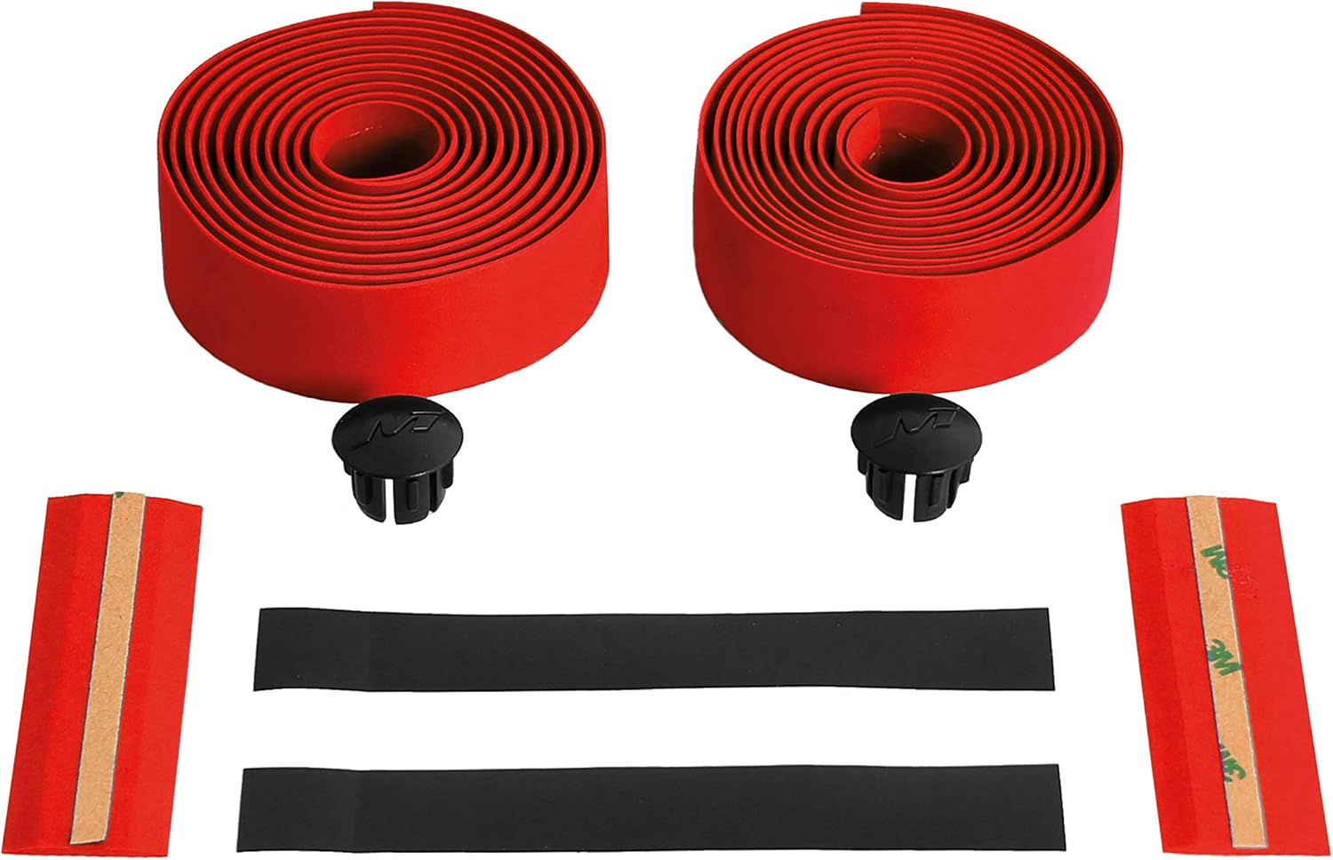 Massi Summer Gel Handlebar Tape for Bicycle Unisex, Adult, Red, Unique - Image 3