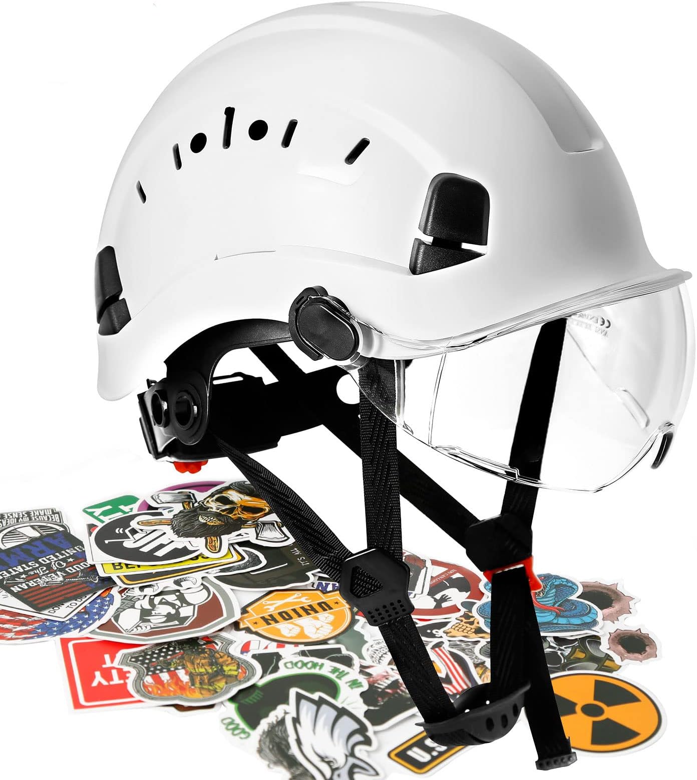 Klein Tools 60149 Safety Helmet, Vented, Chin Strap, Tested to Tough