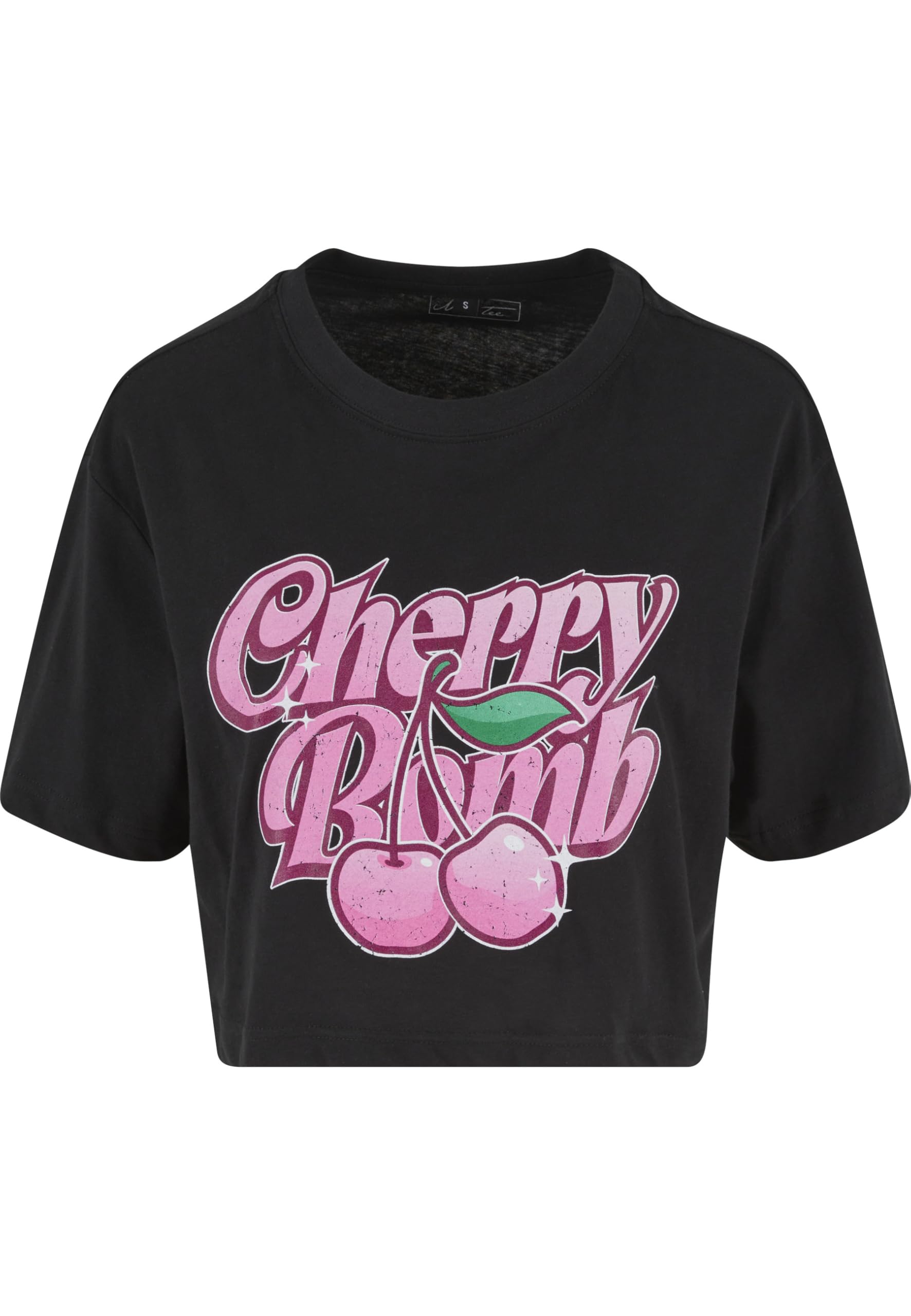 Miss Tee Damen Cherry Bomb Ladies Short Overized Tee
