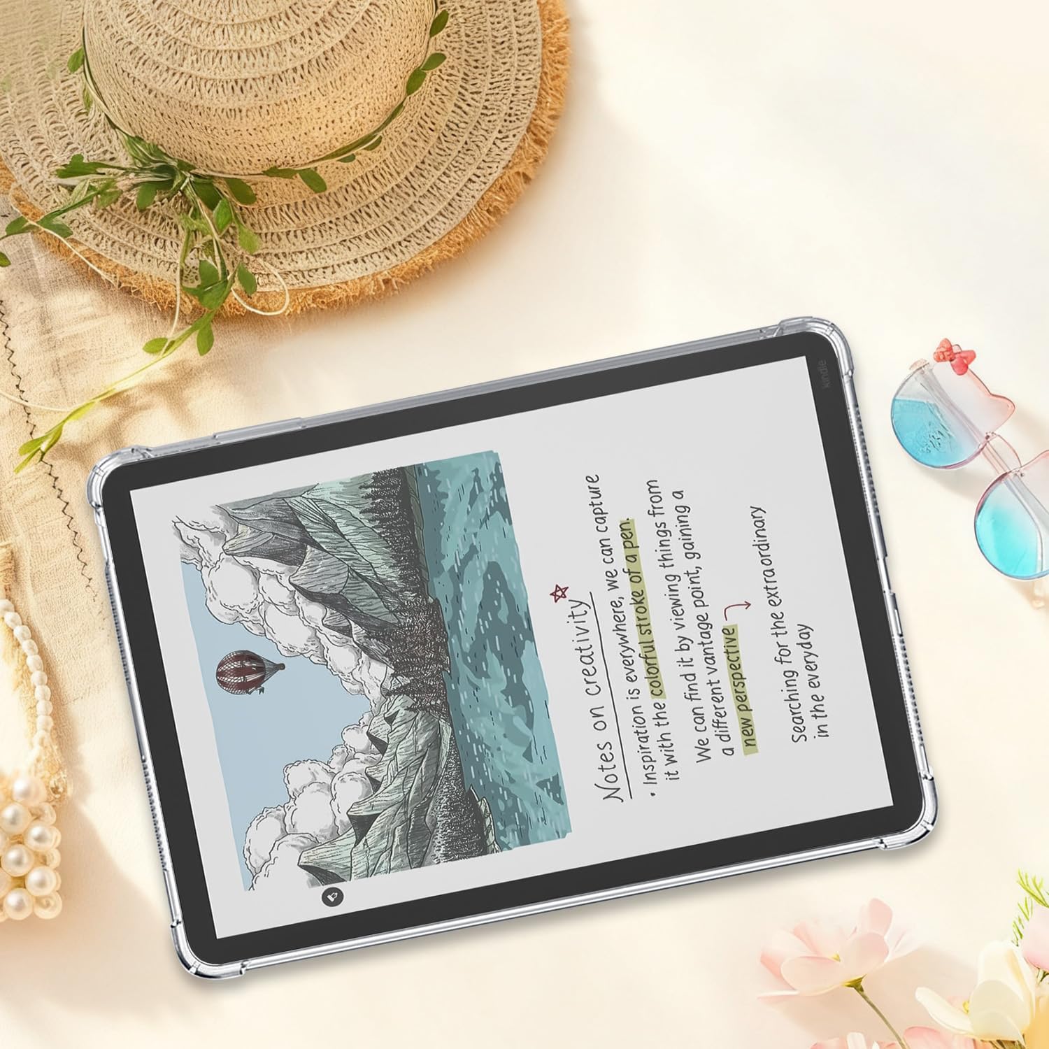 Amazon.co.jp: For New Amazon Kindle Scribe Colorsoft 2026 ケース