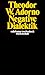 Negative Dialektik. (German Edition)