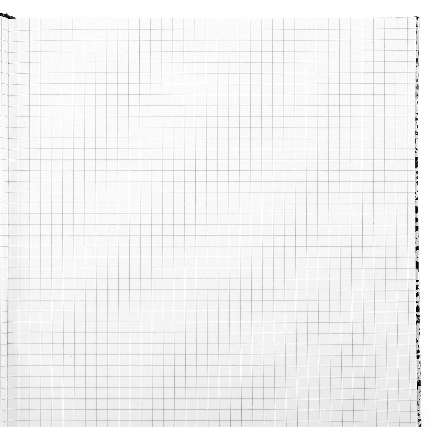 Humyoun 3 Pack Composition Notebooks Lab Notebook Graph Paper, 5 x 5 Quad Ruling, Black Marble Cover, 10.13 x 7.88 Inch, 96 Sheets