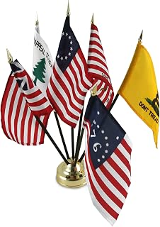 US Flag Store Historical Flag Desk Set