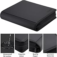 Vista 6 de 9 Pocket TopLoader Binder, Holds 360 3”x4” Toploader Hard Cases, Sleeves Card Collection Binder, 20 Double Sided Pages, Compatible with Trading &