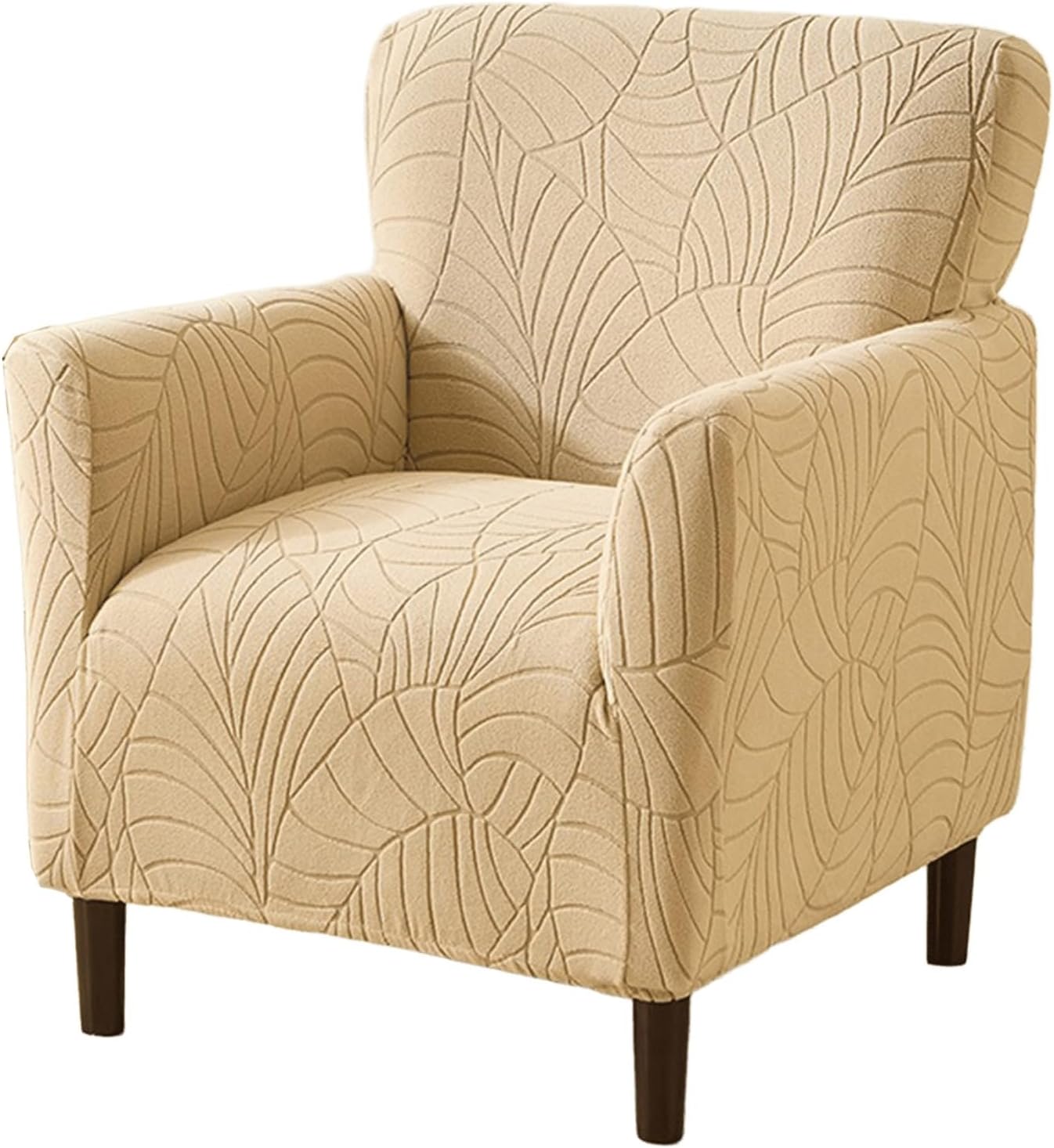 Stretch Sofa Chair Slipcovers,Banquet Armchair Slipcovers,Anti-Slip Accent Chair Cover Furniture Protector for Living Room Office Reception Reading(Dark Gray)