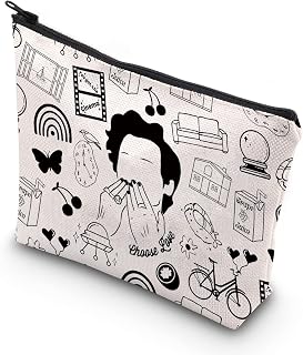 WCGXKO Lyrics Inspired Gift Singer Fan Gift Song Lover Zipper Pouch Makeup Bag (H CA)