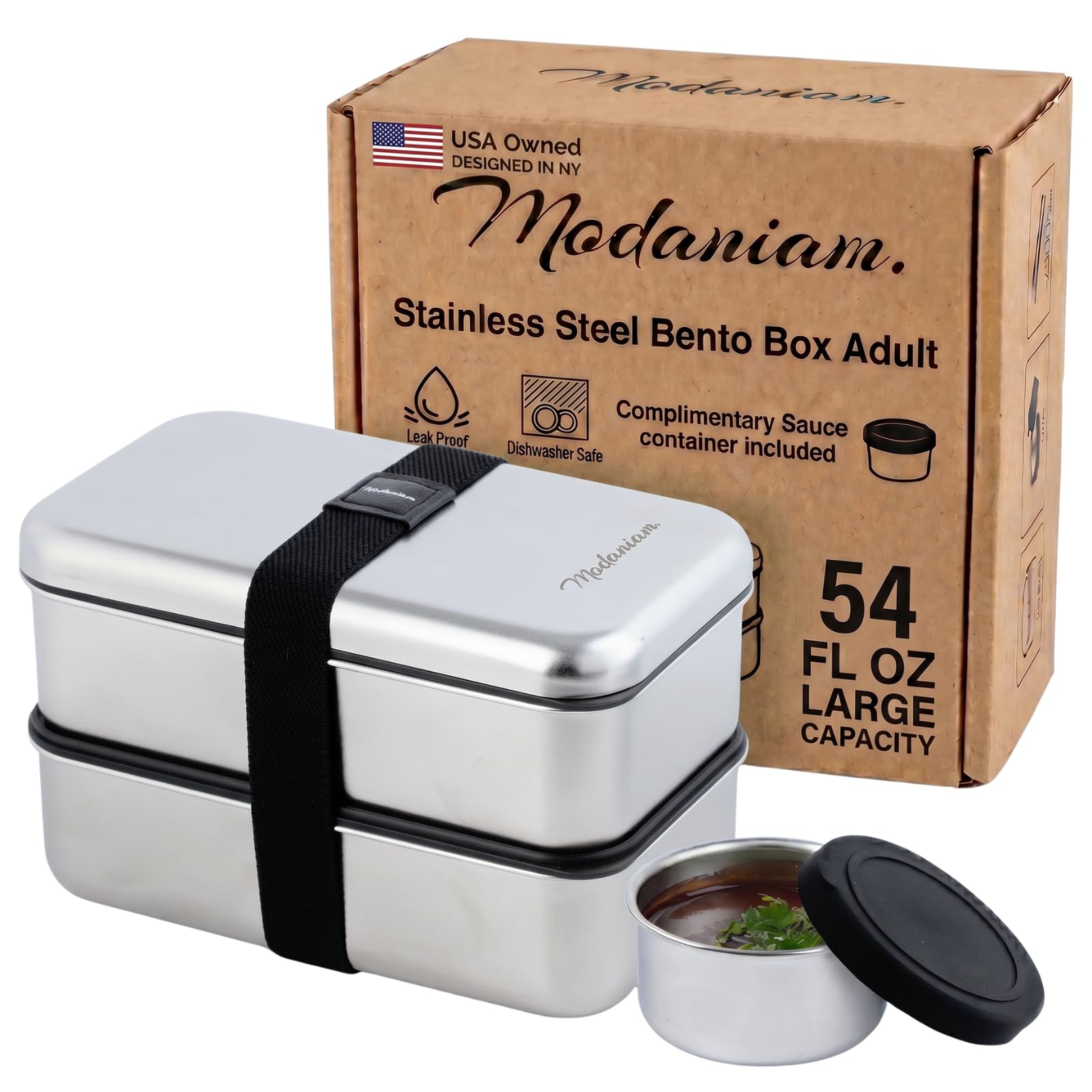 Amazon.com: Modaniam Leak Proof Stainless Steel Bento Box