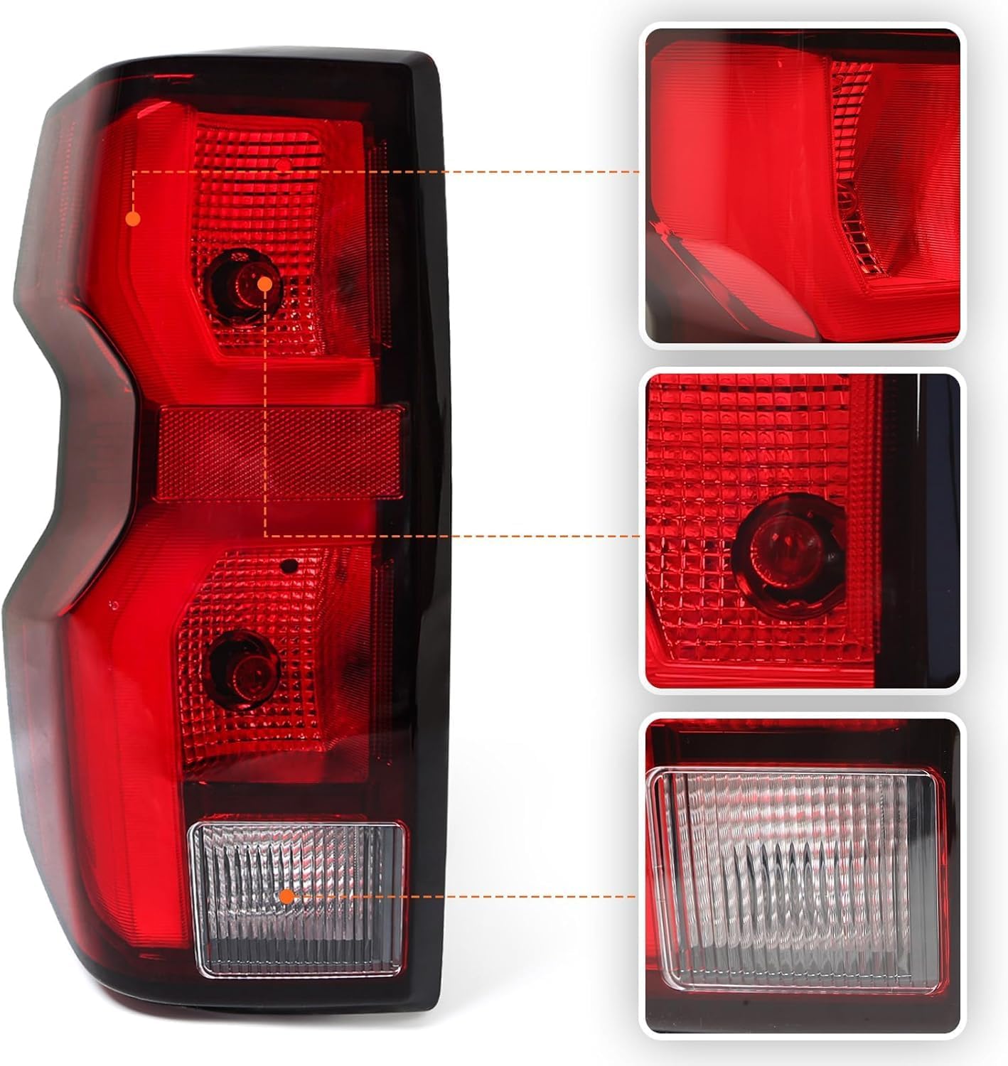 LED Taillight Compatible with Chevy Colorado 2023-2025 with parking light Driver Side
