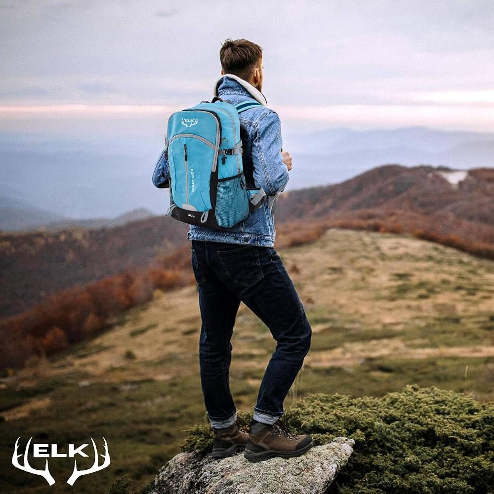 Elk 40L Hiking Backpack, Lightweight Waterproof Daypack with  display picture 1