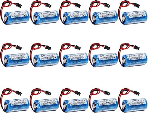 WELLVEUSPaquete de 15 unidadesQ6BAT CR17335SE-R 3V 1800mah Batería de litio de repuesto para QNS System Q6BAT, CR17335SE-R