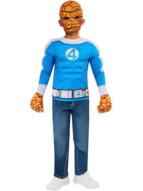 Foto 2 de 5 de Rubies Disfraz oficial de Los Cuatro Fantásticos, disfraz infantil de The Thing, talla de 7 a 8 años