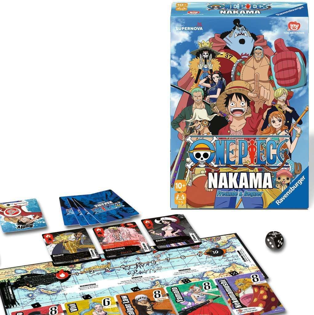 Ravensburger 24869 One Piece Nakama – A Cooperative Board Game and Card Game for 1-5 Anime Fans from 10 Years, in The World of One Piece