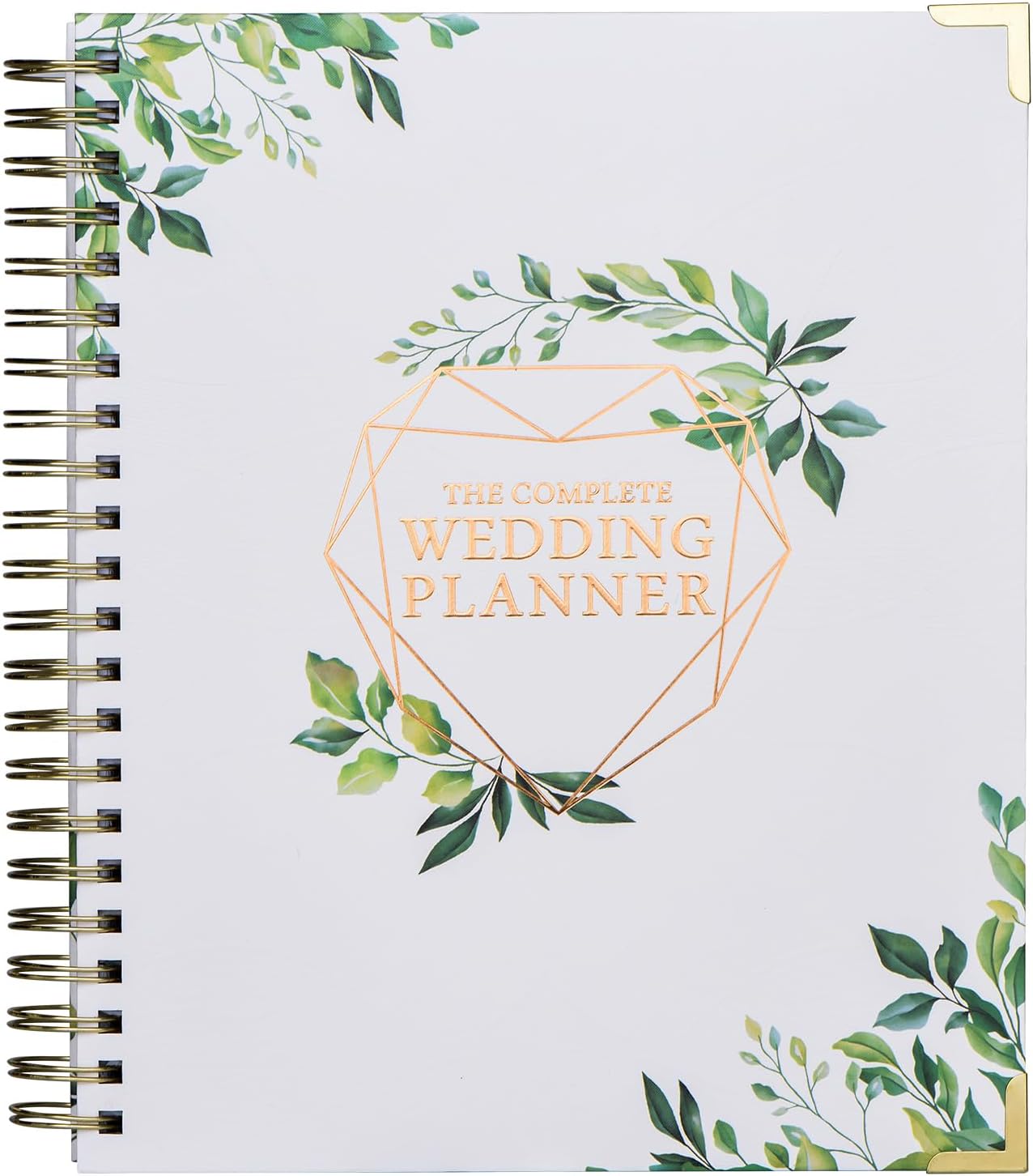 Wedding Planner Book and Organizer for Bride, Wedding Planning Binder with Tabs, Checklists, Countdown Calendar & Pocket, Engagement Unique Gifts for Couples, Bridal Wedding Planners Essentials