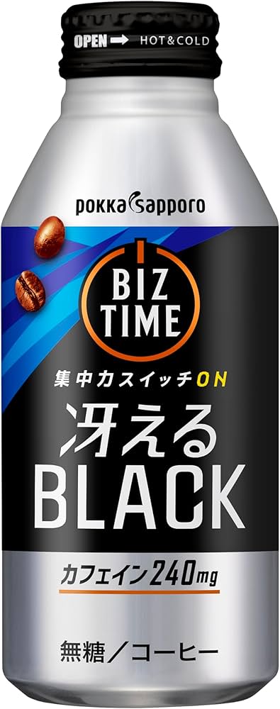 Amazon.co.jp: ポッカサッポロ ビズタイム 冴えるブラック390g Amazon.co.jp: ポッカサッポロ ビズタイム 冴えるブラック390g