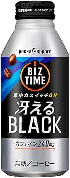 Amazon.co.jp: ポッカサッポロ ビズタイム 冴えるブラック 390g Amazon.co.jp: ポッカサッポロ ビズタイム 冴えるブラック 390g