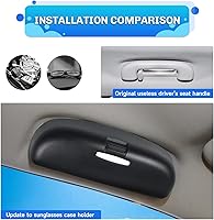 Vista 2 de SXCY Compatible con accesorios Hyundai Tucson 2024 2023, caja de soporte para gafas, accesorios Tucson 2023 2024 Santa Cruz 2024 para gafas de sol