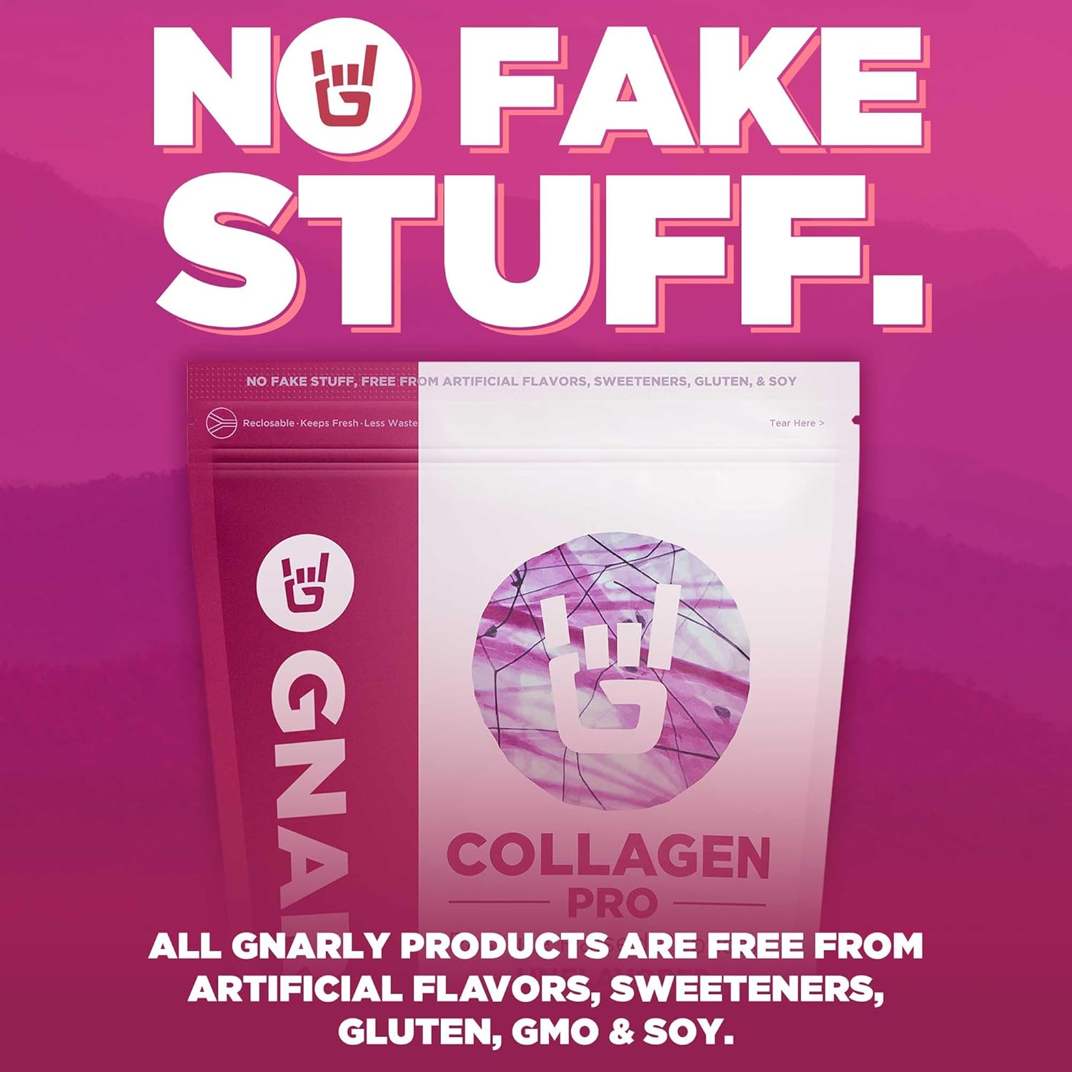 Gnarly Nutrition Collagen Peptides – Gnarly Collagen Pro with Vitamin C, Zinc & Copper – NSF Sport Certified, Protein Synthesis Vitamin Powder – Unflavored, 16.05 oz (30 Servings) - Image 9