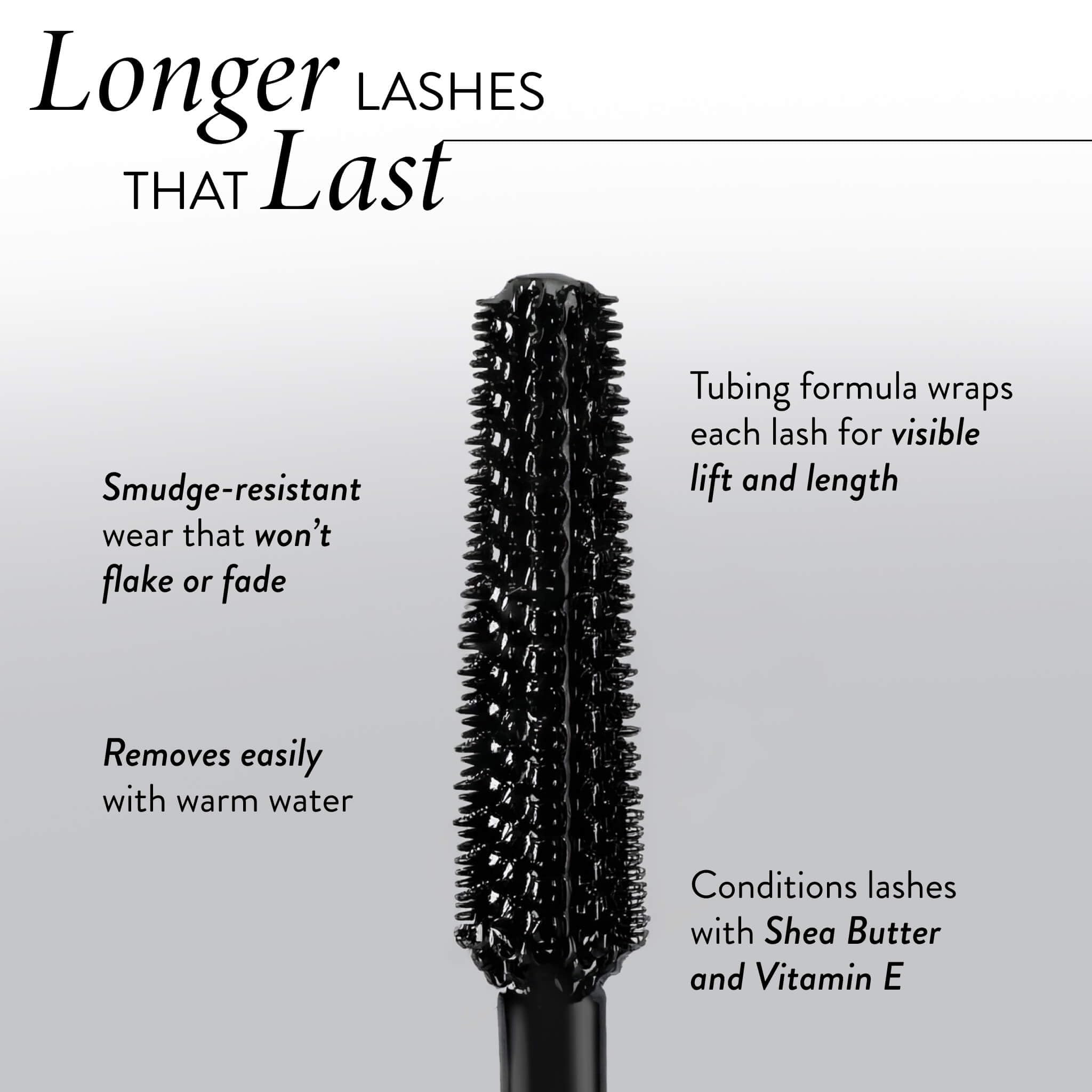 LAURA GELLER NEW YORK Long-n-Lifted Tubing Mascara – Lengthening Black Mascara