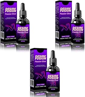 Desire Fusion Passion Elixir,Secret Happy Drops Pleasurepeak Oral Drops, Secret Happy Drops for Adults, Happy Hormones Drops for Women, Enhancing Sensitivity and Pleasure (3pcs)