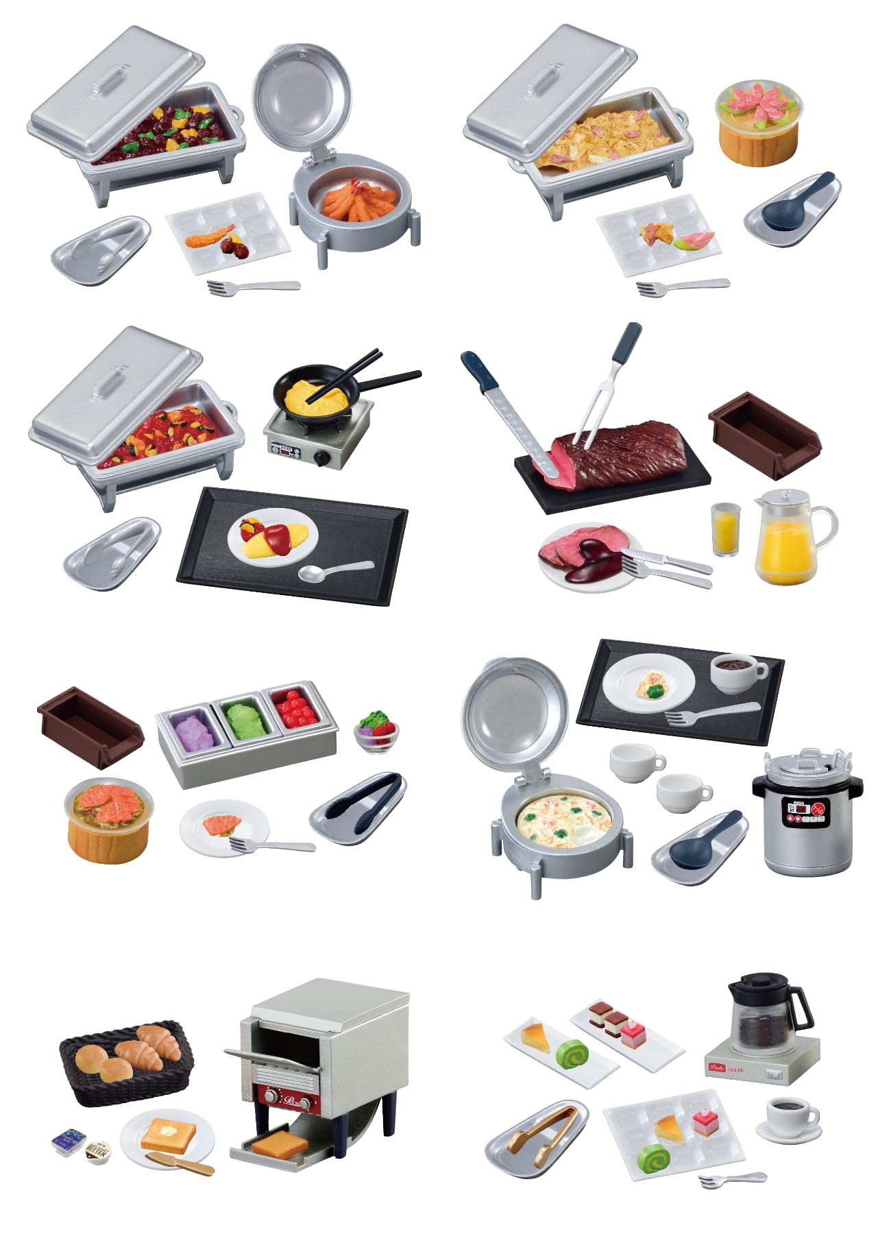 Amazon | ぜいたくぜんぶのせ！ぷちホテルビュッフェ | フィギュア