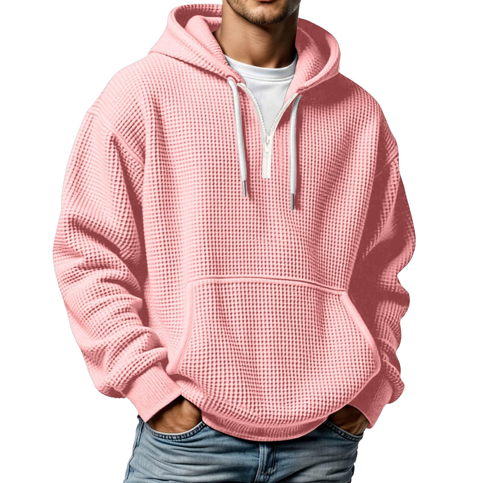 Sweat à capuche homme avec poche style décontracté