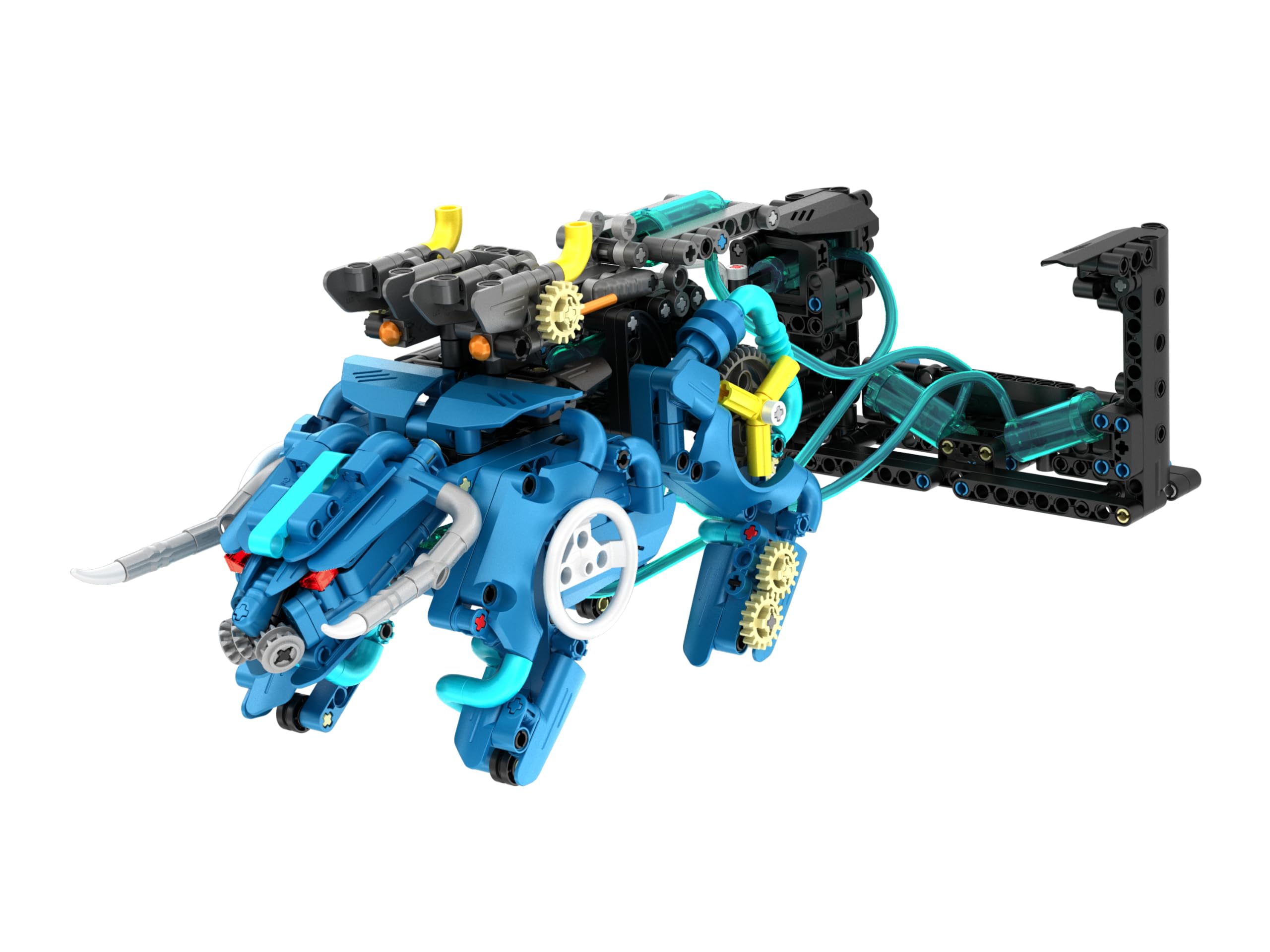 iM.Master - Battle Bots Hidráulico Blue Beast - Robot Luchadores - Bloques de Construcción - 694 Piezas - Combínalo con Otro Modelo para 2 Jugadores - Juguetes Educativos STEM - Maqueta para Construir